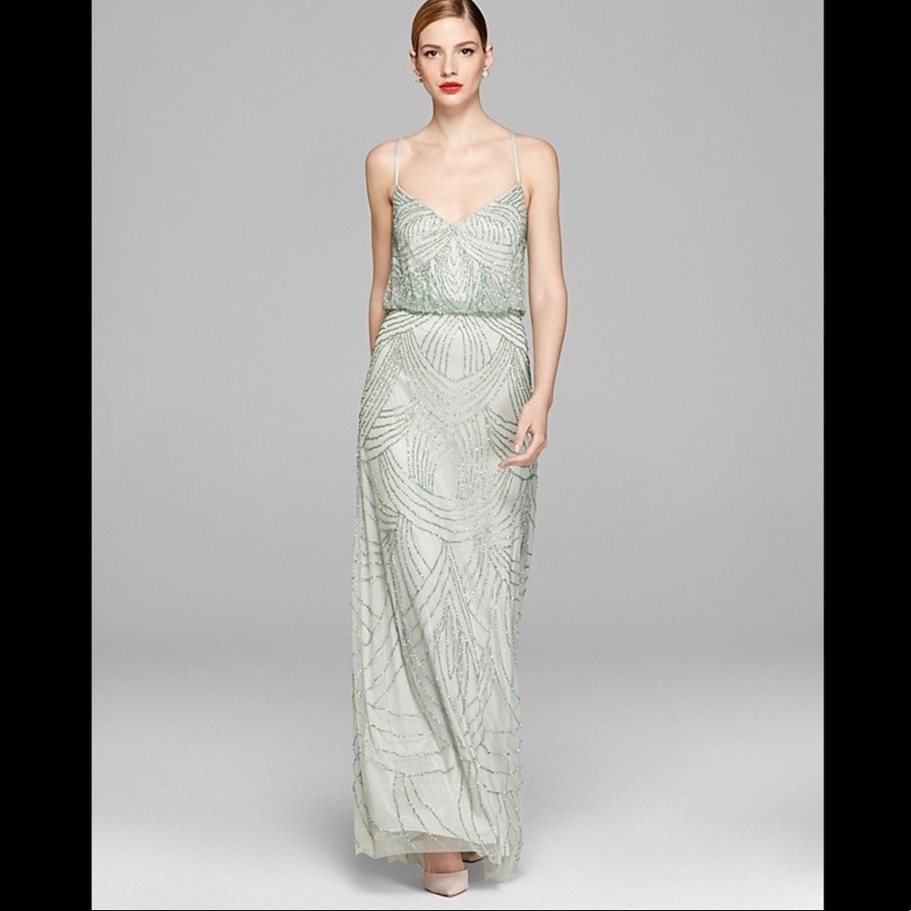 Adriana Papell Chiffon Gown